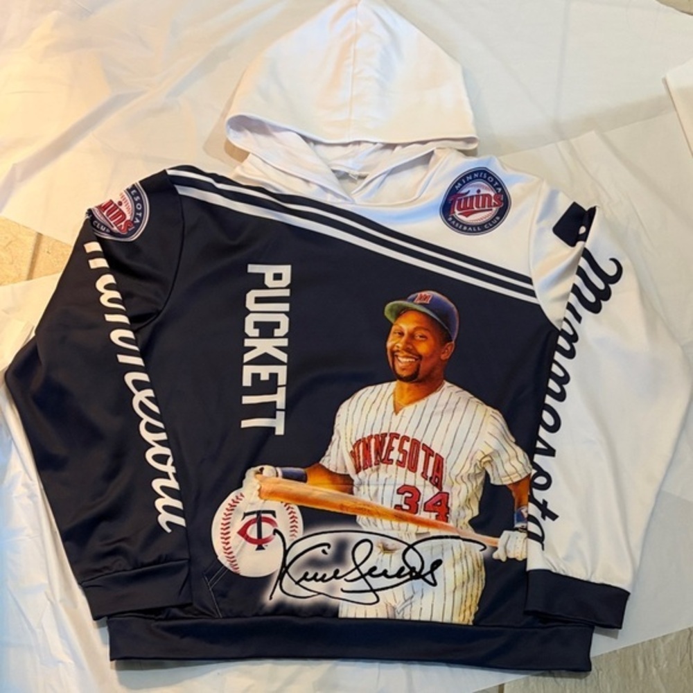 Kirby Puckett Minnesota Twins Hoodie - #34
